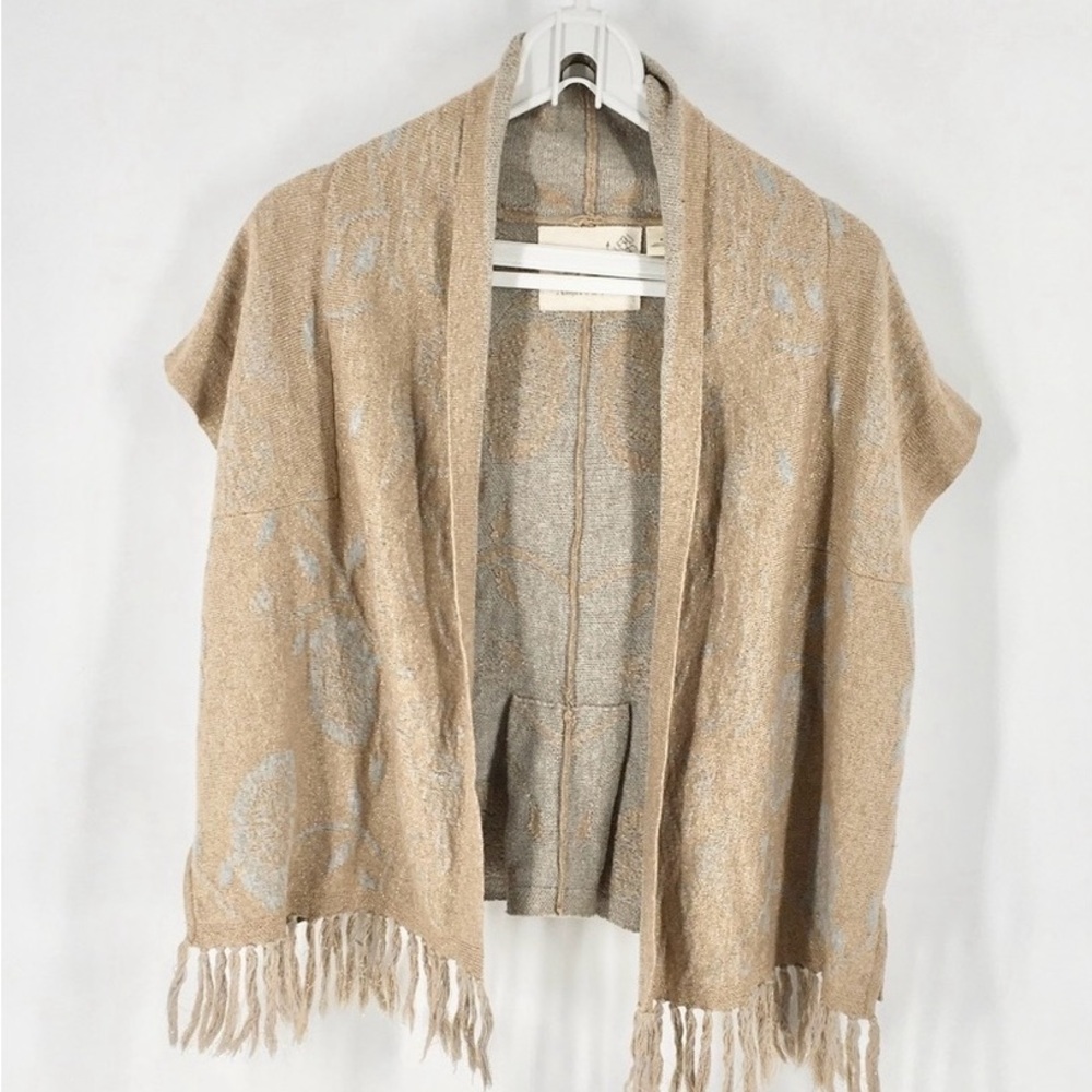Anthropologie Angel Fall Open Front Cardigan M